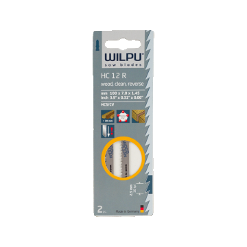 Set doua lame pentru fierastrau Wilpu, 100 x 7,8 x 1,45 mm