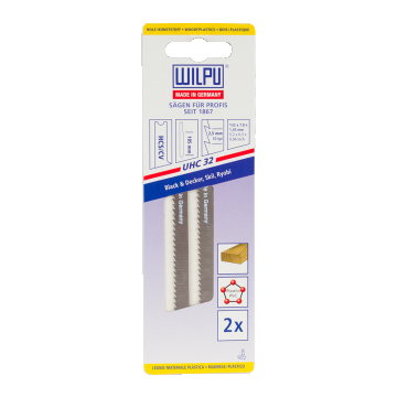 Set doua lame pentru fierastrau Wilpu, 132/105 x 4 mm