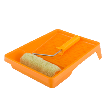 Set pentru zugravit, trafalet 23 cm, tava PVC 26 x 33 cm, galben