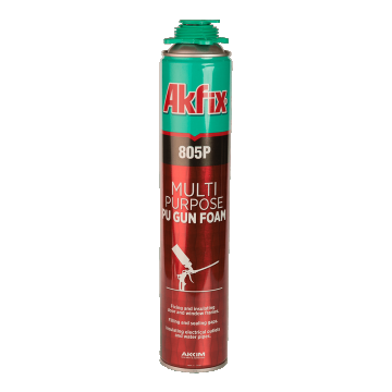 Spuma poliuretanica pentru montaj Akfix 805P, aplicare cu pistol, 750 ml