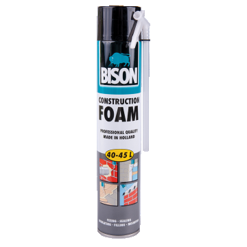 Spuma poliuretanica universala,Bison Construction Foam, aplicare manuala, 700 ml