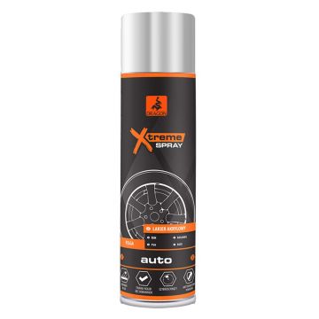 Vopsea spray auto pentru janta Dragon Xtreme, argintiu, lucios, interior/exterior, 500 ml