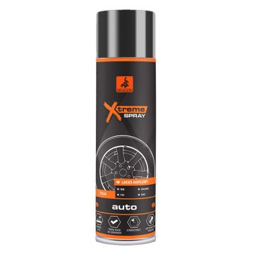 Vopsea spray auto pentru janta Dragon Xtreme, negru, mat, interior/exterior, 500 ml