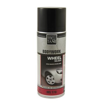 Vopsea spray auto pentru jante Tectane, argintiu, lucios, exterior, 400 ml Vopsea spray auto pentru jante Tectane, argintiu, lucios, exterior, 400 ml