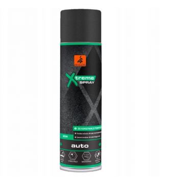 Vopsea spray auto protectie sasiu Dragon Xtreme,bitum, negru, mat, interior/exterior, 500 ml