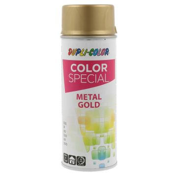 Vopsea spray universala Bronz Effect Dupli-Color, auriu, lucios, interior/exterior, 400 ml