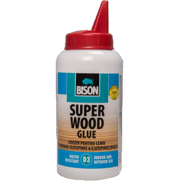 Adeziv Bison Super Wood D3 pentru lemn, 750 g