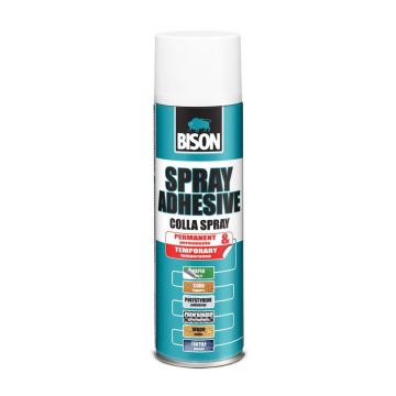 Adeziv de contact pulverizabil BISON Spray Adhesive, 200 ml