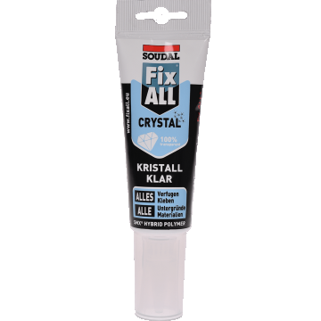 Adeziv izolant Soudal Fix All Crystal, blister 125 ml