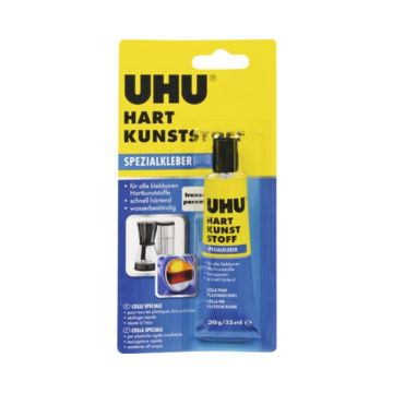 Adeziv pentru lipirea materialelor plastice rigide, UHU Hart Plastics, 30 g Adeziv pentru lipirea materialelor plastice rigide, UHU Hart Plastics, 30 g