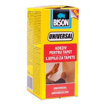 Adeziv pentru tapet universal Bison, alb, 150 g
