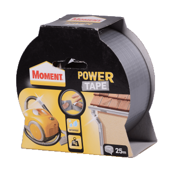 Banda adeziva pentru reparatii, Moment Power Tape, argintiu, 48 mm x 25 m