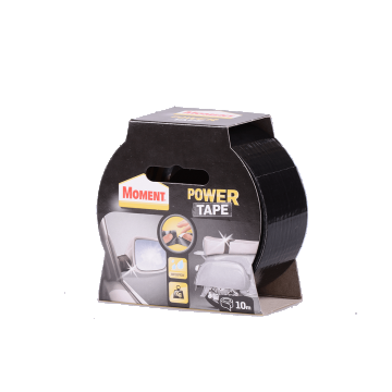 Banda adeziva pentru reparatii, Moment Power Tape, negru, 48 mm x 10 m