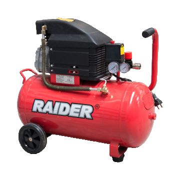 Compresor Raider RD-AC02, 1500 W, 8 bari, 50 l