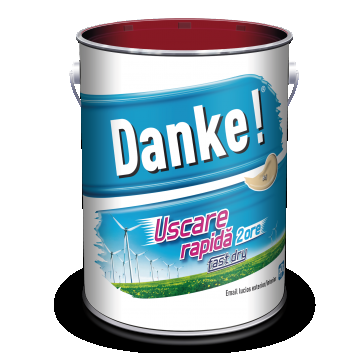 Email Danke uscare rapida, pentru metal, lemn, zidarie, exterior/interior, bej, lucios, 4 l