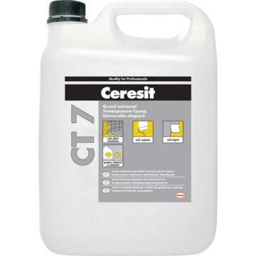 Grund universal Ceresit CT 7, interior/exterior, 5 L