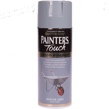 Vopsea spray decorativa Rust-Oleum Painter`s Touchs, gri winter, lucios, interior/exterior, 400 ml