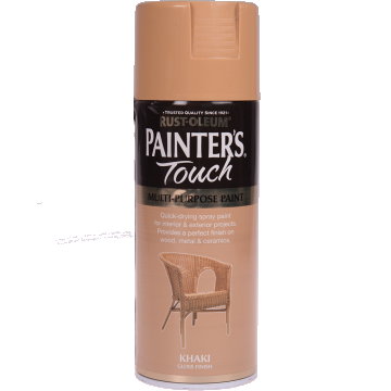 Vopsea spray decorativa Rust-Oleum Painter`s Touchs, khaki, lucios, interior/exterior, 400 ml