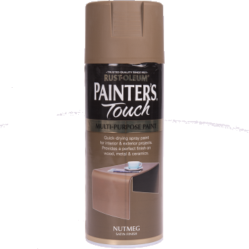 Vopsea spray decorativa Rust-Oleum Painter`s Touchs, maro nutmeg, lucios, interior/exterior, 400 ml