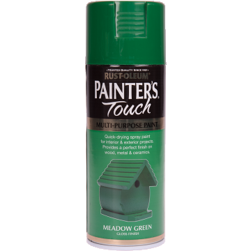 Vopsea spray decorativa Rust-Oleum Painter`s Touchs, meadow green, lucios, interior/exterior, 400 ml