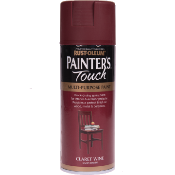 Vopsea spray decorativa Rust-Oleum Painter`s Touchs, visiniu claret wine, lucios, interior/exterior, 400 ml
