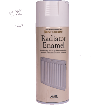 Vopsea spray pentru radiator Rust-Oleum, alb heirloom, lucios, interior, 400 ml