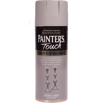 Vopsea spray Rust-Oleum Painter`s Touchs, satin, gri piatra, 400 ml