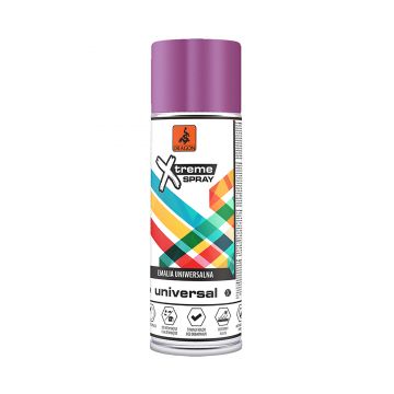 Vopsea spray universala Dragon Xtreme, mov RAL 4005, lucios, interior/exterior, 400 ml
