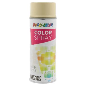 Vopsea spray universala Dupli-Color, alb fildes RAL 1014, mat, interior/exterior, 400 ml