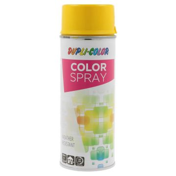 Vopsea spray universala Dupli-Color, galben RAL 1021, lucios, interior/exterior, 400 ml
