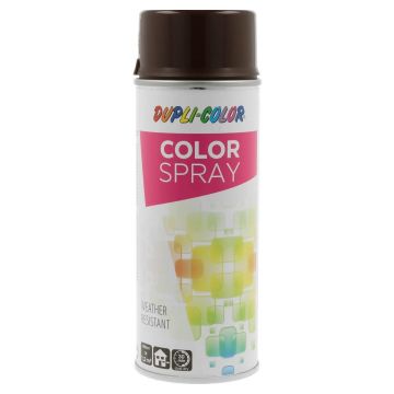Vopsea spray universala Dupli-Color, maro RAL 8017, lucios, interior/exterior, 400 ml