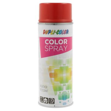 Vopsea spray universala Dupli-Color, rosu RAL 3000, lucios, interior/exterior, 400 ml