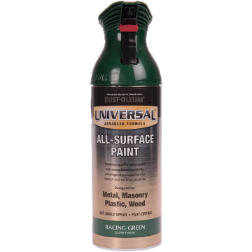 Vopsea spray universala Rust-Oleum, verde, lucios, interior/exterior, 400 ml