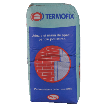 Adeziv si masa spaclu polistiren expandat Termofix, interior/exterior, 25 kg