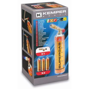 Arzator Supergas Kemper cu 3 rezerve, 600 ml