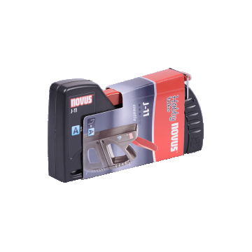 Capsator manual Novus J-11, plastic ABS, pentru bricolaj, capse compatibile A 4-10 mm