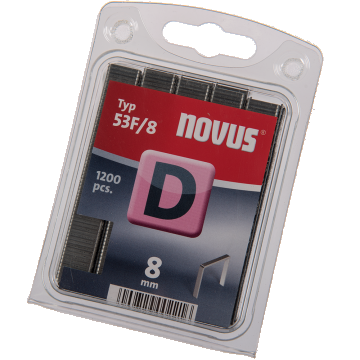 Capse Novus D53F, pentru capsatoare manuale si electrice, zinc, 11,3 x 8 mm