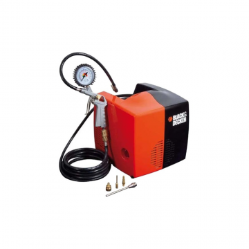 Compresor de aer fara ulei Black&Decker CUBO 116 PS, 1100W, 3400 rpm, 8 bar