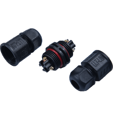 Conector submersibil de putere Anco, 3 fire, negru, 16 A, IP 68