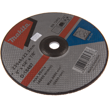 Disc slefuire metal, Makita D-18487, 230 x 22.2 x 6 mm