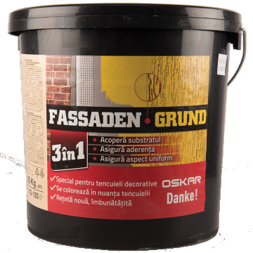 Grund pentru tencuiala Oskar Fassaden, interior/exterior, 25Kg