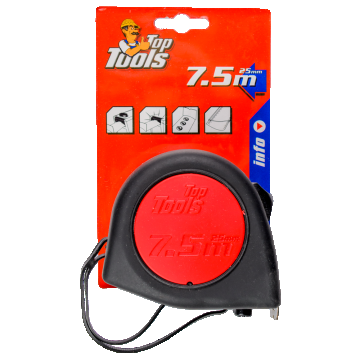 Ruleta uz casnic Top Tools, 7.5 m