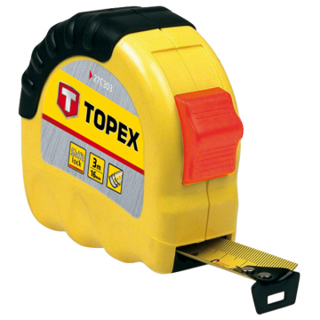 Ruleta uz casnic Topex, 8 m x 25 mm