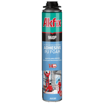 Spuma adeziva poliuretanica Akfix 960P, EPS, 900 ml