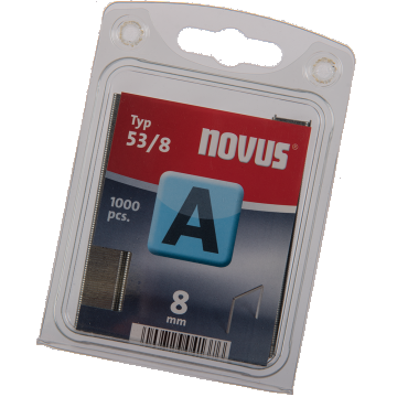 Capse Novus, pentru capsatoare manuale si electrice, zinc, 11,3 x 8 mm, 1000 buc