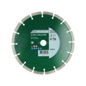 Disc Diamantat de taiere segmentat universal Hikoki 752801, 115 x 22.23 mm