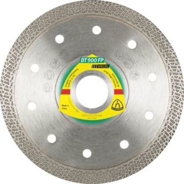 Disc diamantat pentru ceramica Klingspor DT 900 FP Special, 125 x 1.4 x 22.23 mm