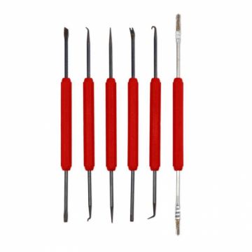 Set instrumente cu varf ascutit si carlige Weller WLACCSAK-02, 170 mm, 4 piese