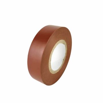 Banda izolatoare maro din PVC 20m X 19mm X 0.15mm