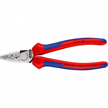 Cleste sertizare pini 0.25 - 16 mm ² Knipex 97 72 180